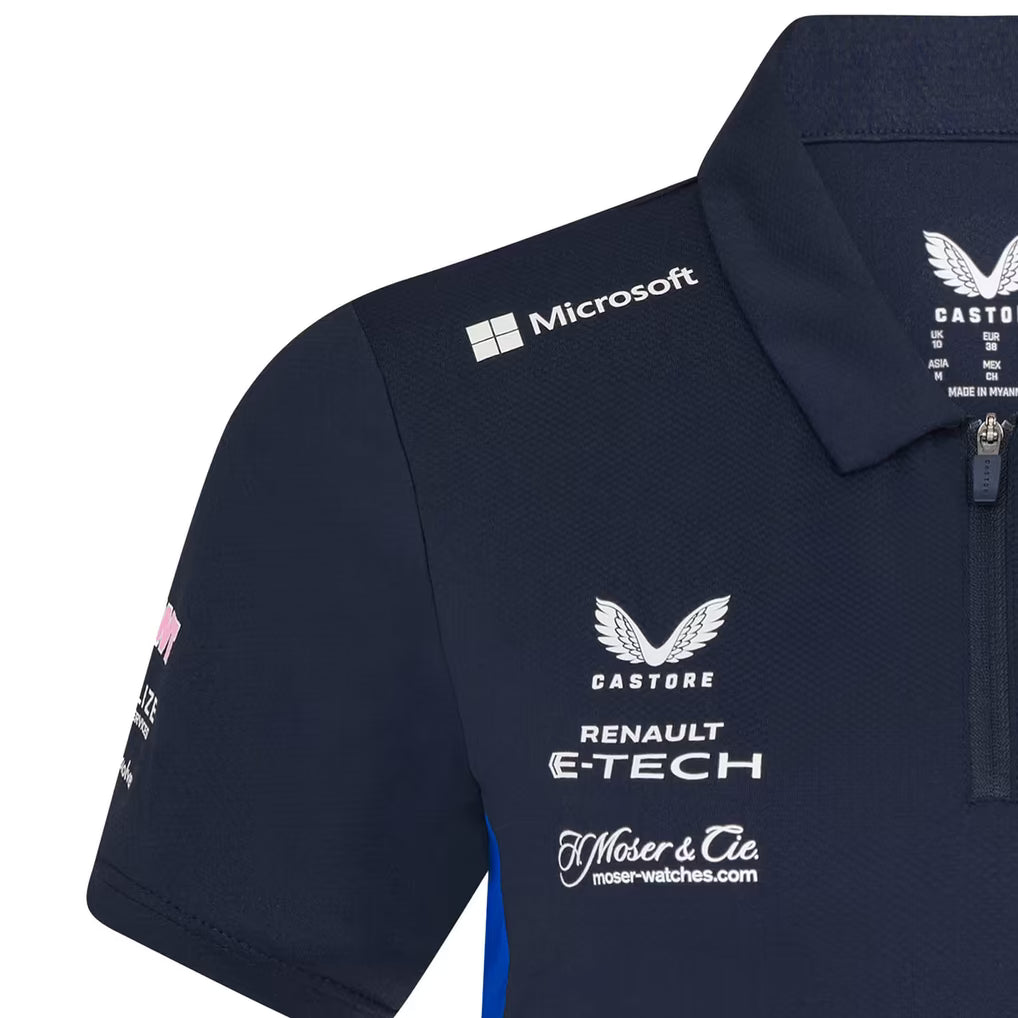 F1 Alpine Racing Team Polo Shirt 2025 - Navy
