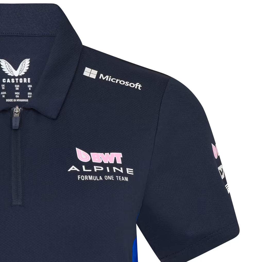 F1 Alpine Racing Team Polo Shirt 2025 - Navy