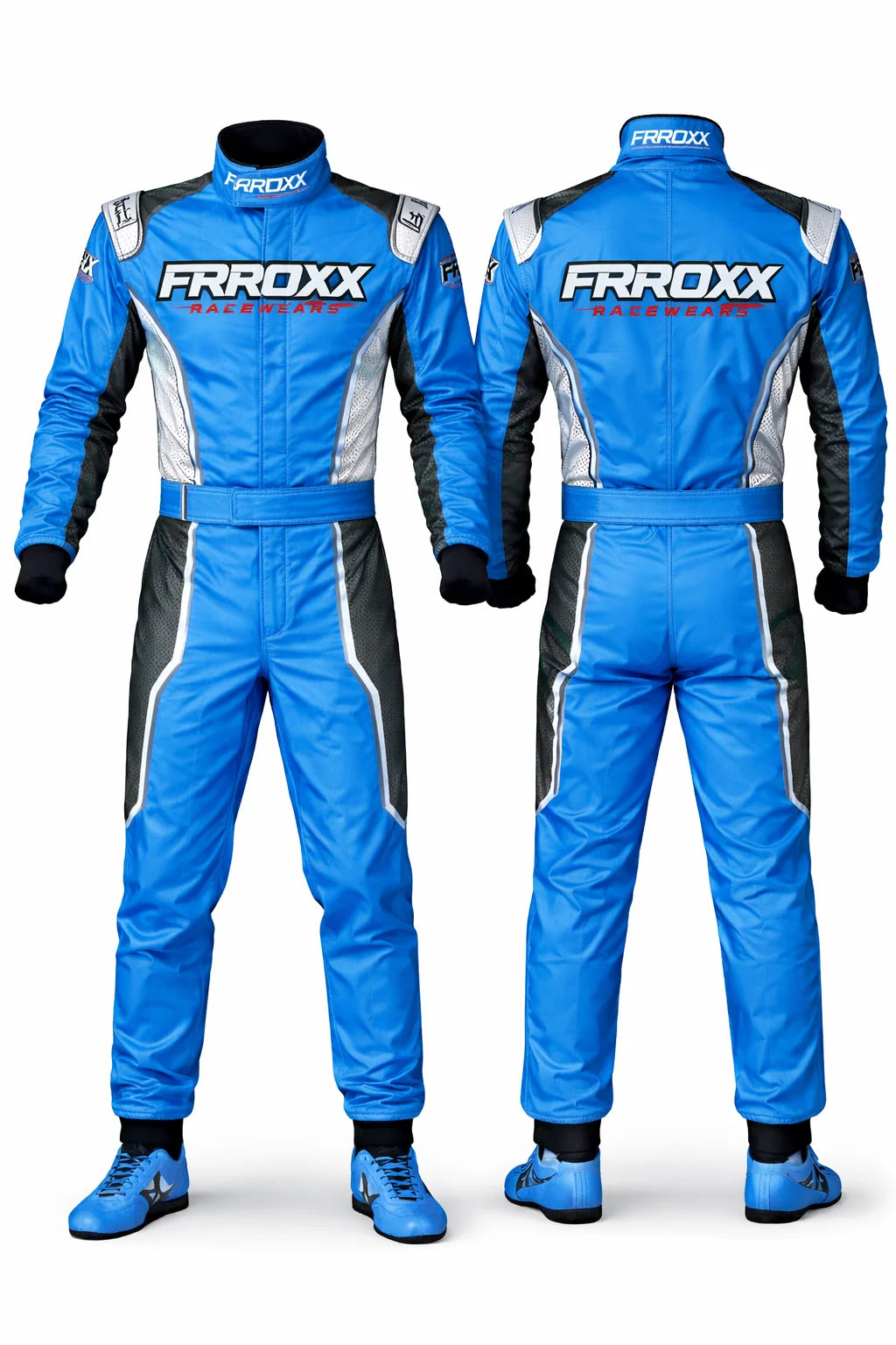 2026 FRROXX Racewear Go Kart Racing Custom Suit Blue