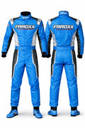 2026 FRROXX Racewear Go Kart Racing Custom Suit Blue