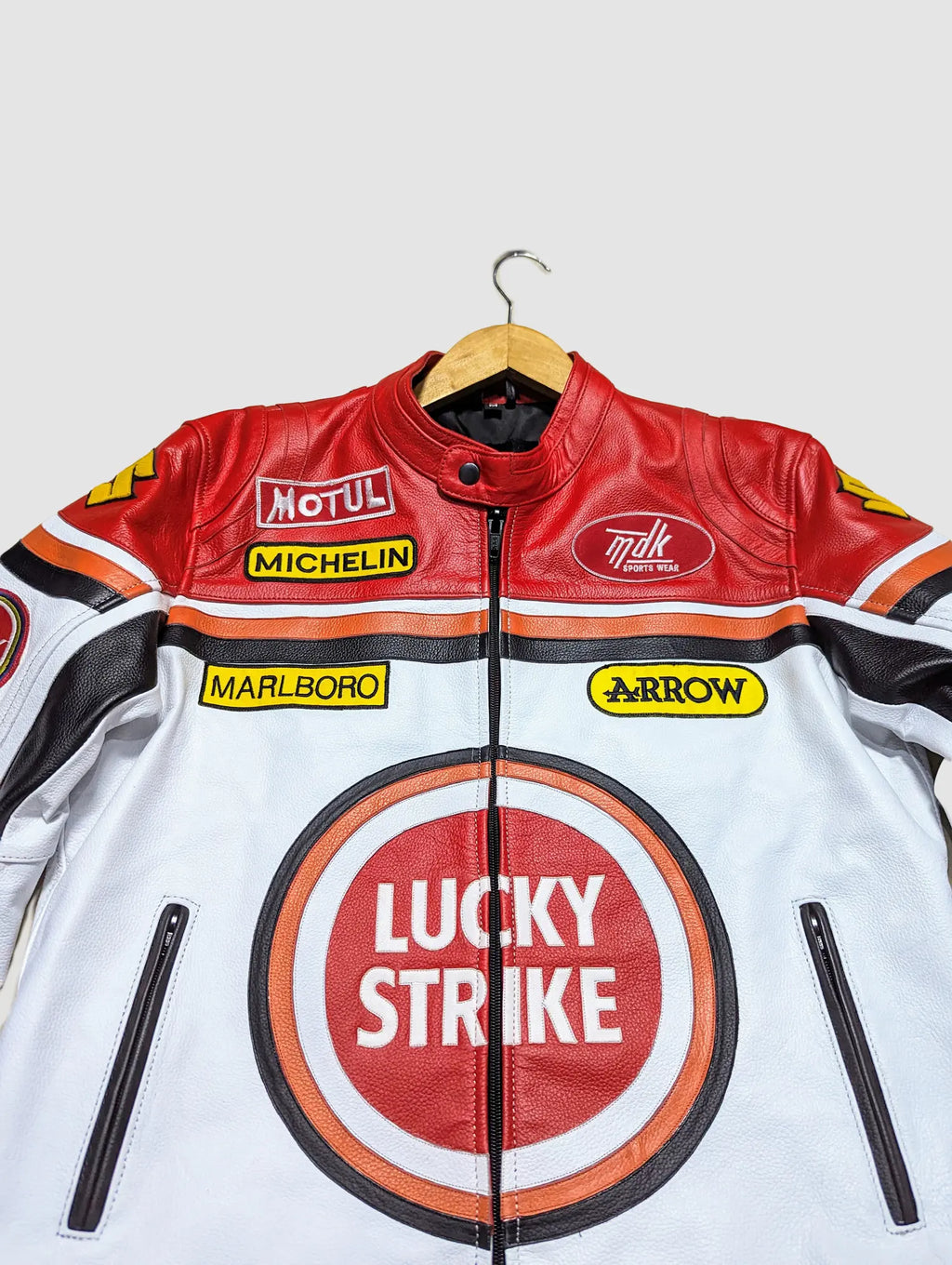 LUCKY STRIKE STREETWEAR LEATHER JACKET