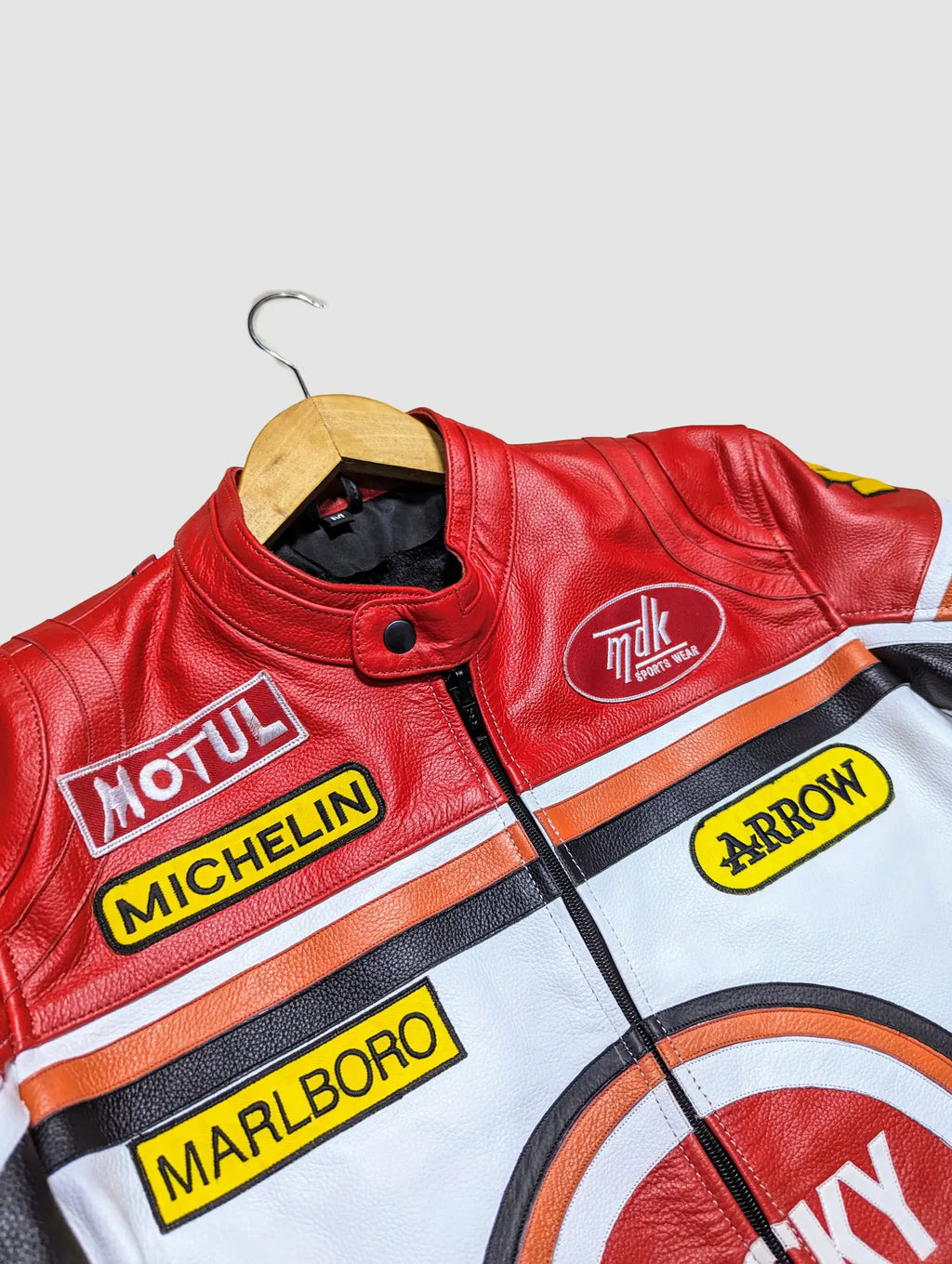 LUCKY STRIKE STREETWEAR LEATHER JACKET