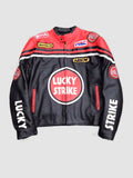 LUCKY STRIKE RARE 90’s Biker Leather Jacket Vintage
