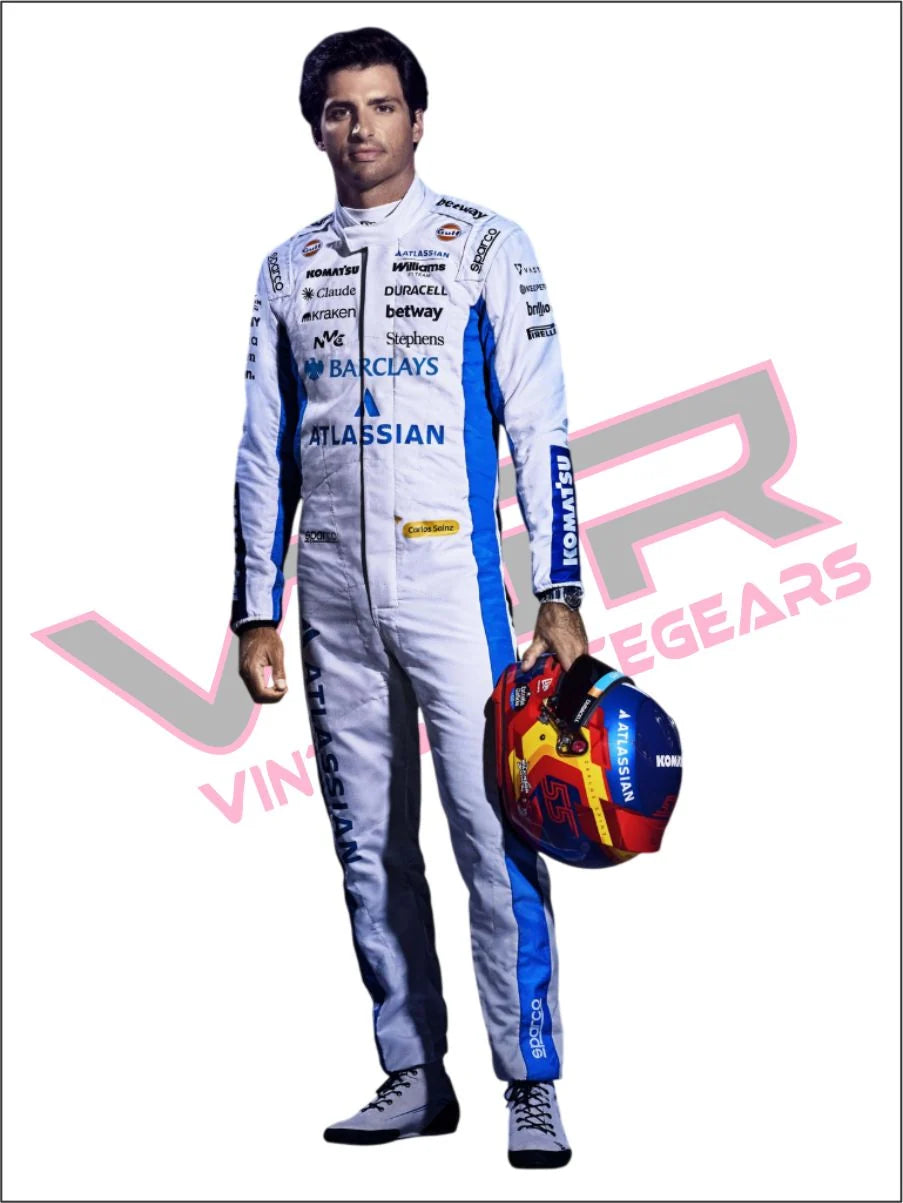 New 2026 Carlos Sainz F1 Team Williams Racing suit 2026