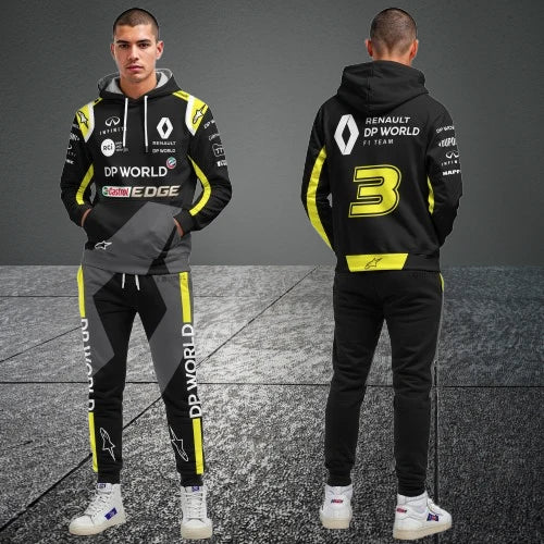 Daniel Ricciardo Renault F1 Racing Team Tracksuit Black & Yellow 2018