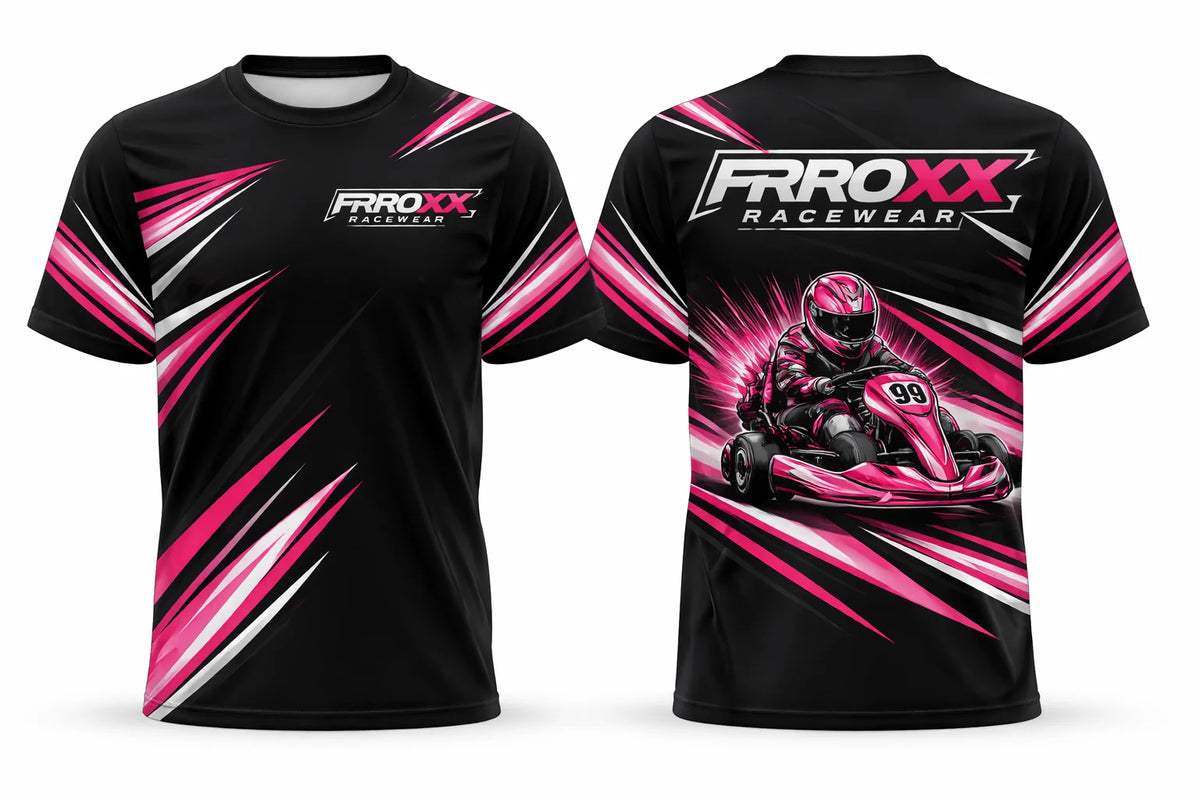 New Frroxx Racewear Kart Racing Sublimation Printed T-Shirt