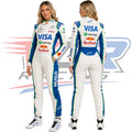 2026 F1 Team Visa Cash App Red Bull Women’s Racing Suit White & Blue