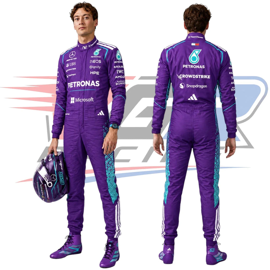 NEW 2026 George Russell Mercedes Miami GP F1 Race Suit Replica
