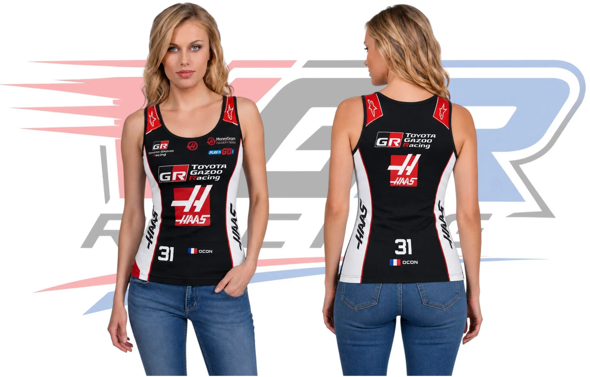 2026 F1 Team Haas Women's Tank Top Black