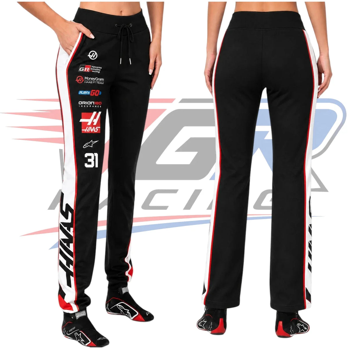 2026 F1 Team Haas Women's Pant – Black