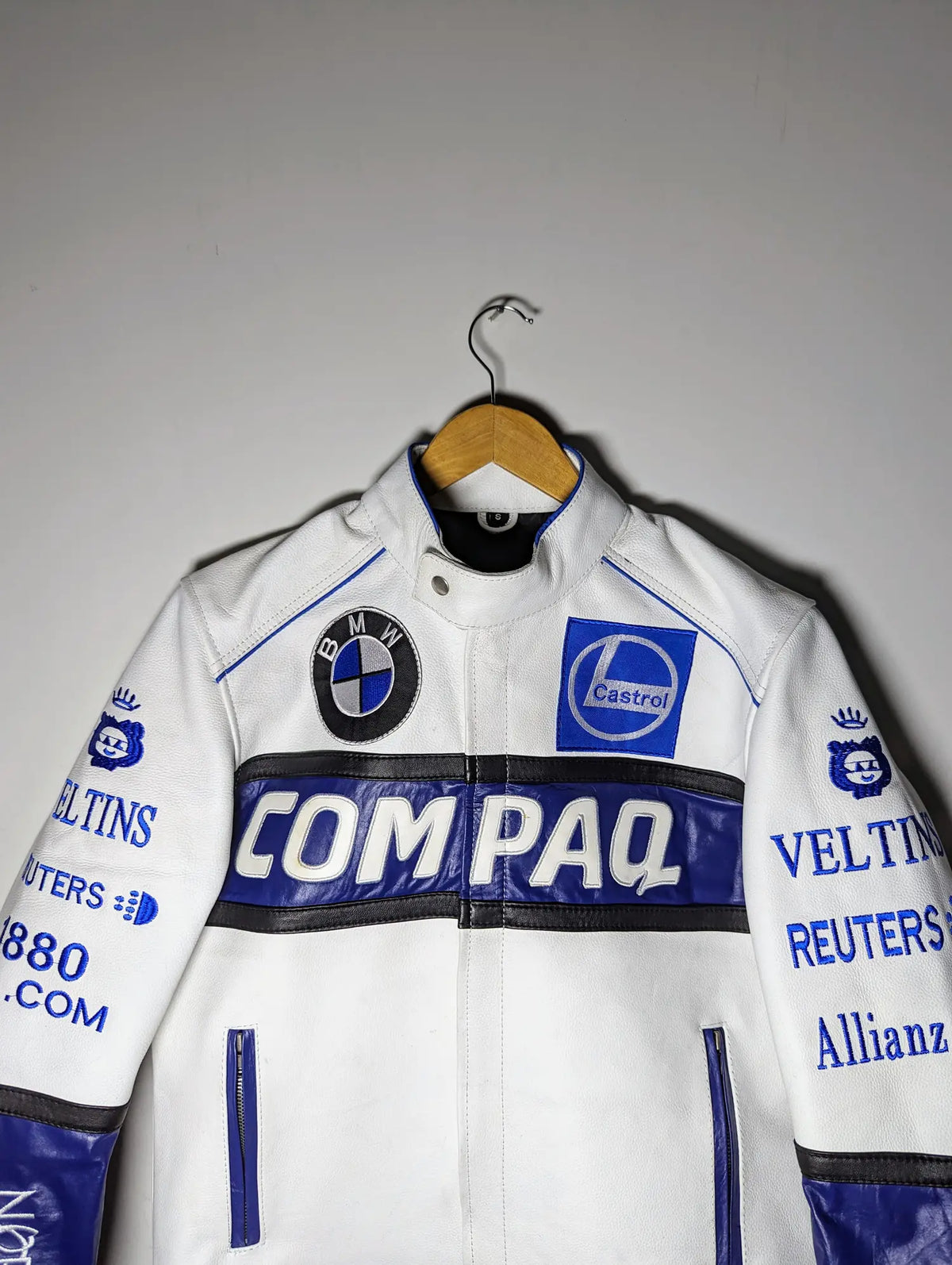 BMW  Y2K RETRO RACING LEATHER JACKET FORMULA 1