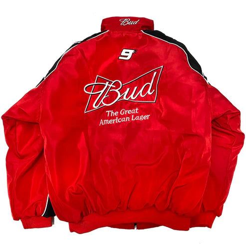 Budweiser Vintage Racing Jacket - NASCAR Red Edition