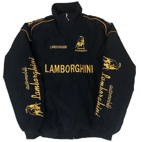 Lamborghini F1 Vintage Racing Jacket Black