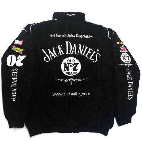 Jack Daniels NASCAR F1 Vintage Jacket Black
