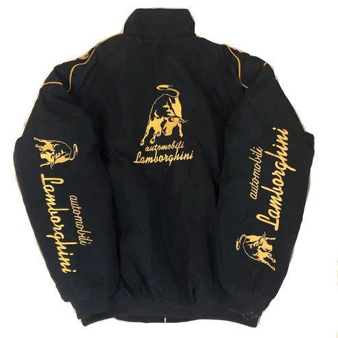 Lamborghini F1 Vintage Racing Jacket Black