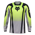 Fox Racing 180 Lean Jersey Gray Florescent Yellow