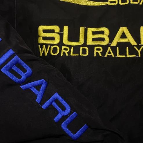 Subaru Rally Vintage Racing Jacket – Black Edition
