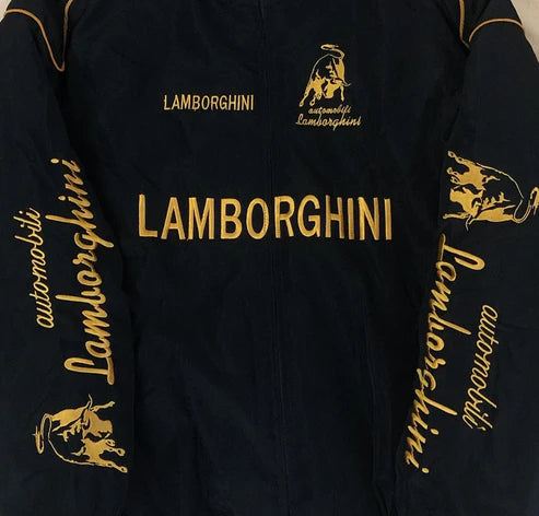 Lamborghini F1 Vintage Racing Jacket Black