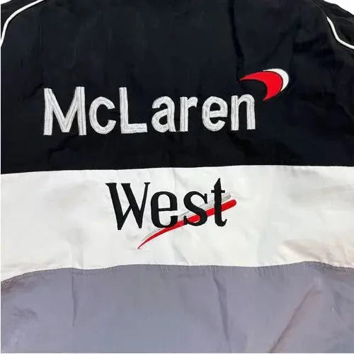Vintage Mercedes Benz F1 Jacket Black/Grey