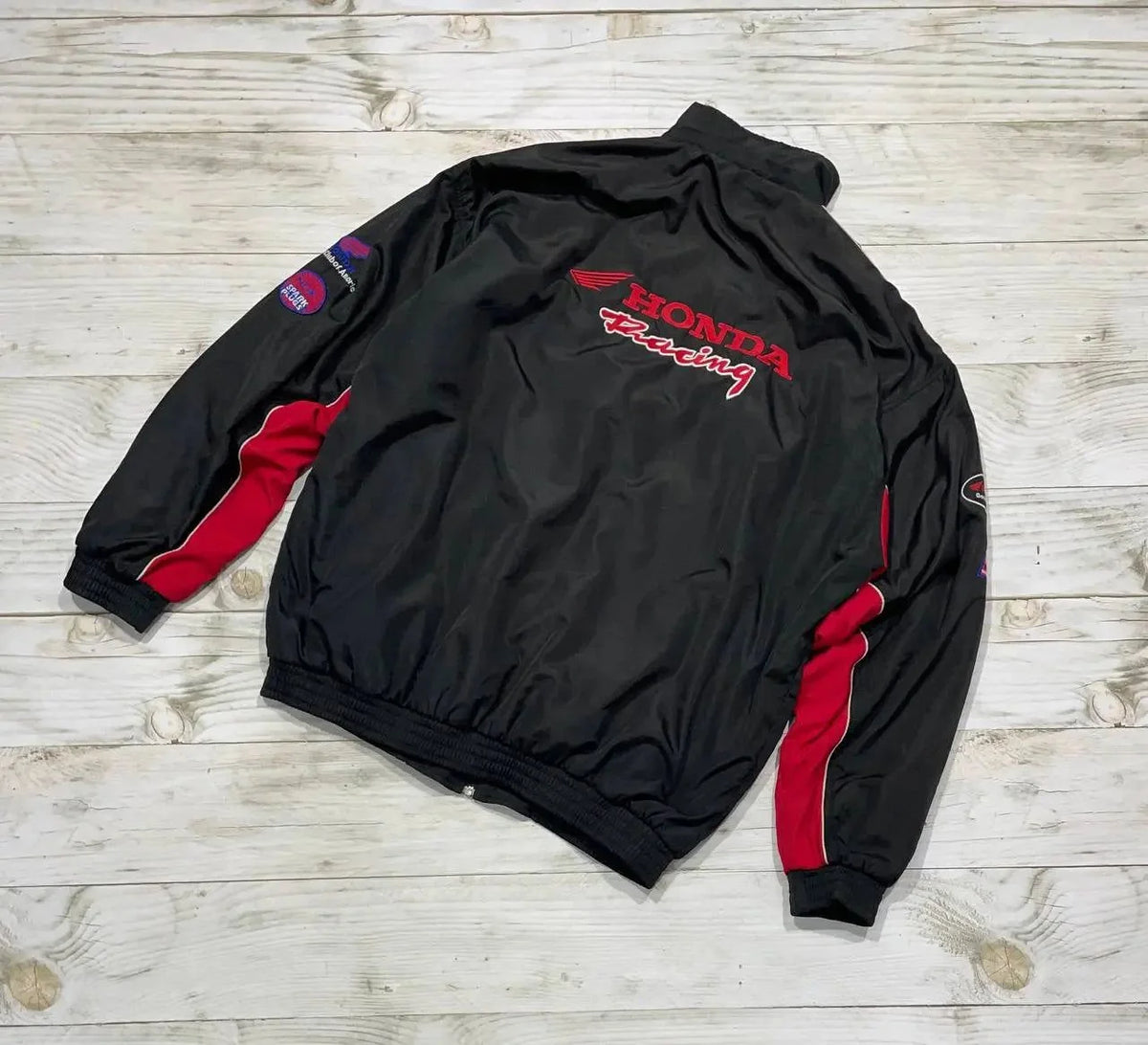 Vintage Honda Racing F1 Jacket Big Logo 90s Red