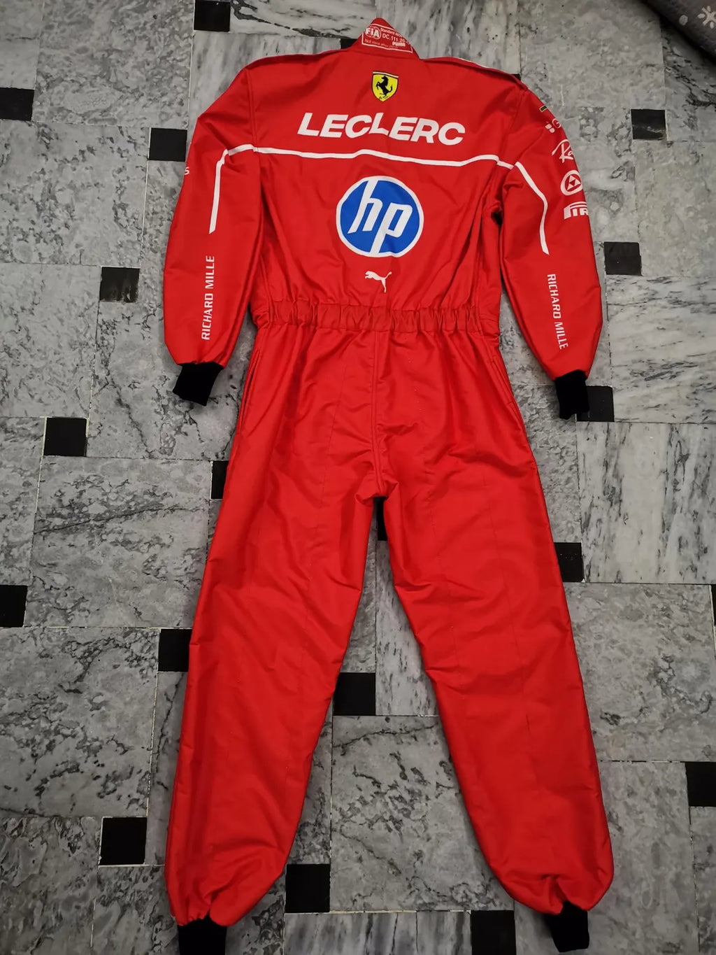 New 2025 Charles Leclerc Scuderia Ferrari HP F1 Race Suit