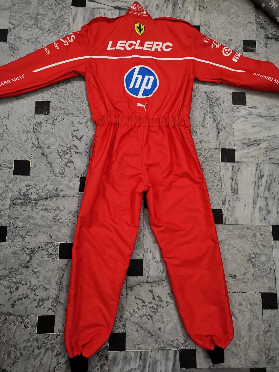New 2025 Charles Leclerc Scuderia Ferrari HP F1 Race Suit