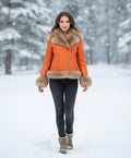 Luxury Sheepskin Jacket | Women's winter coat