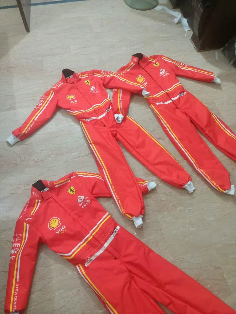 2024 Charles Leclerc Monaco GP Ferrari F1 Replica Race Suit