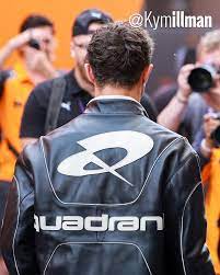 2025 Lando Norris McLaren F1 Leather jacket Black