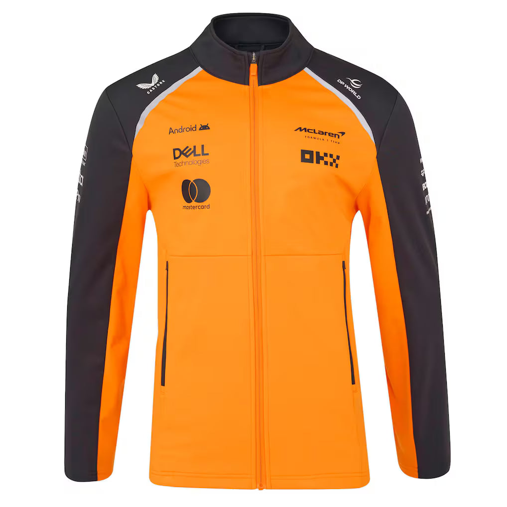 2025 F1 Team McLaren Softshell Jacket Orange