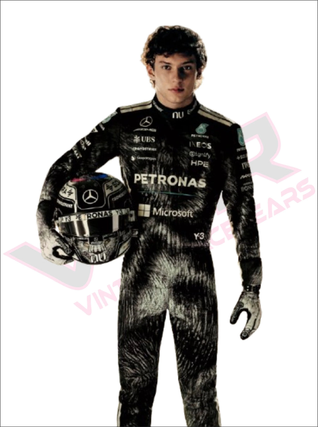 2026 Kimi Antonelli Mercedes Unique Wolf  F1 Race Suit
