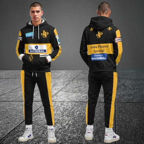Ayrton Senna F1 Racing Black John Player Tracksuit 1985