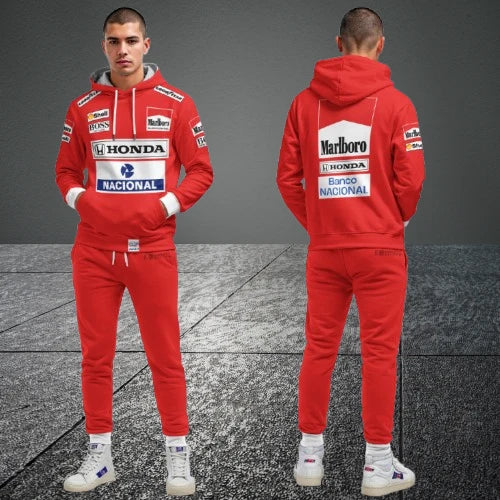 Ayrton Senna F1 Racing Tracksuit Red 1988
