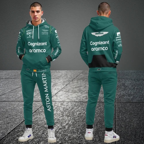 Fernando Alonso Aston Martin F1 Team Tracksuit Green 2023