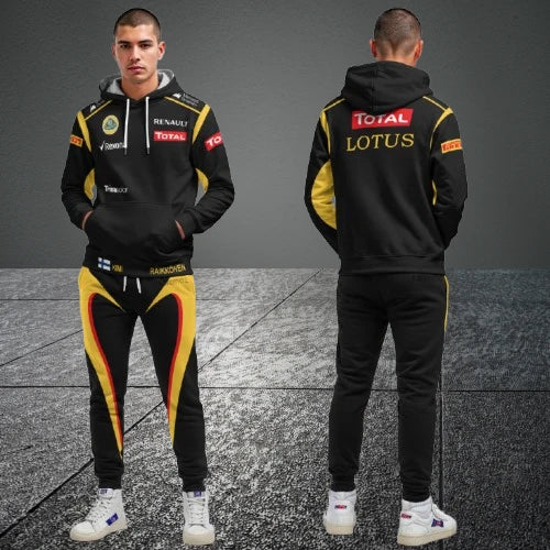 Kimi Raikkonen Lotus F1 Racing Tracksuit Black 2012