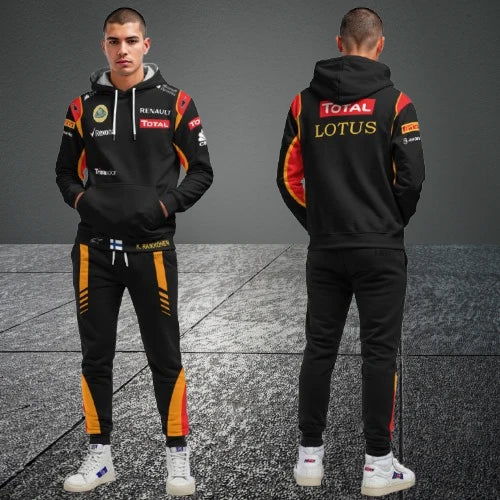Kimi Raikkonen Lotus F1 Racing Tracksuit Black & Yellow 2013