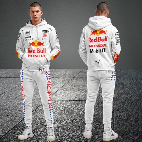 Sergio Perez Red Bull Racing F1 Tracksuit White 2021