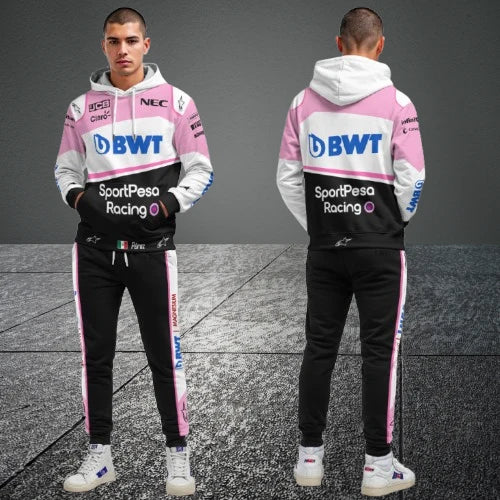 Sergio Perez BWT F1 Racing TrackSuit Black pink 2019