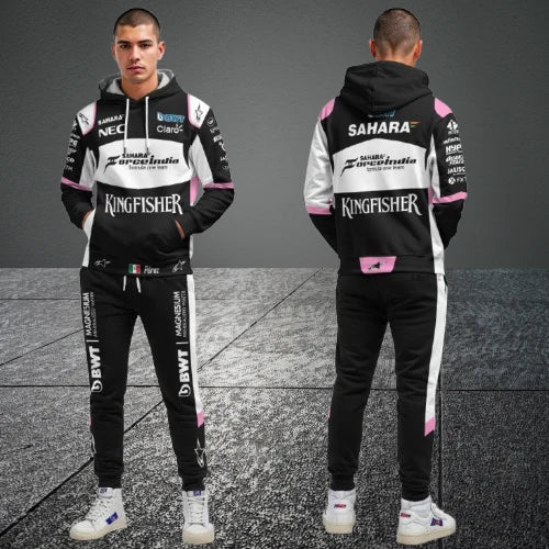 Sergio Perez Force India F1 Racing Tracksuit Black 2017