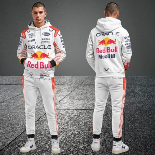 Max Verstappen Racing Costume 2025 Japan GP Tracksuit White