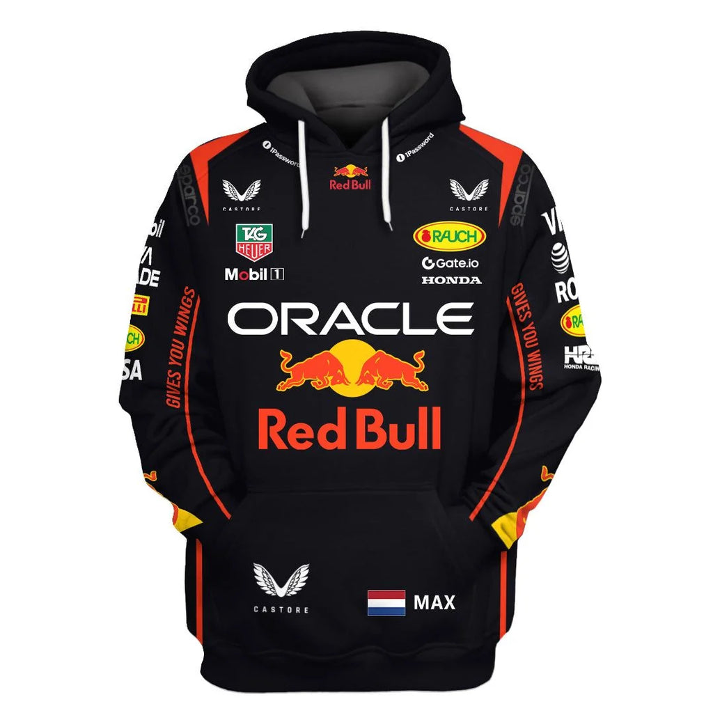 Max Verstappen Oracle Red Bull Racing F1 Team Hoodie
