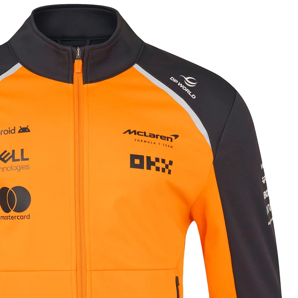 2025 F1 Team McLaren Softshell Jacket Orange