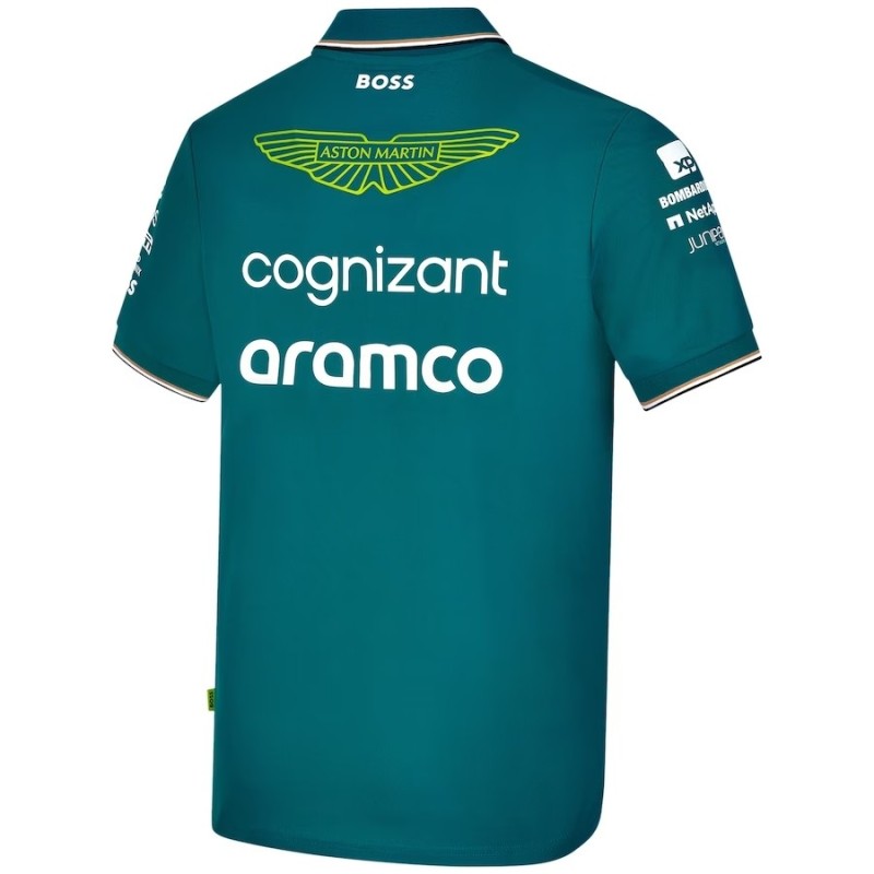 Aston Martin Formula 1 team Polo- Shirt Green