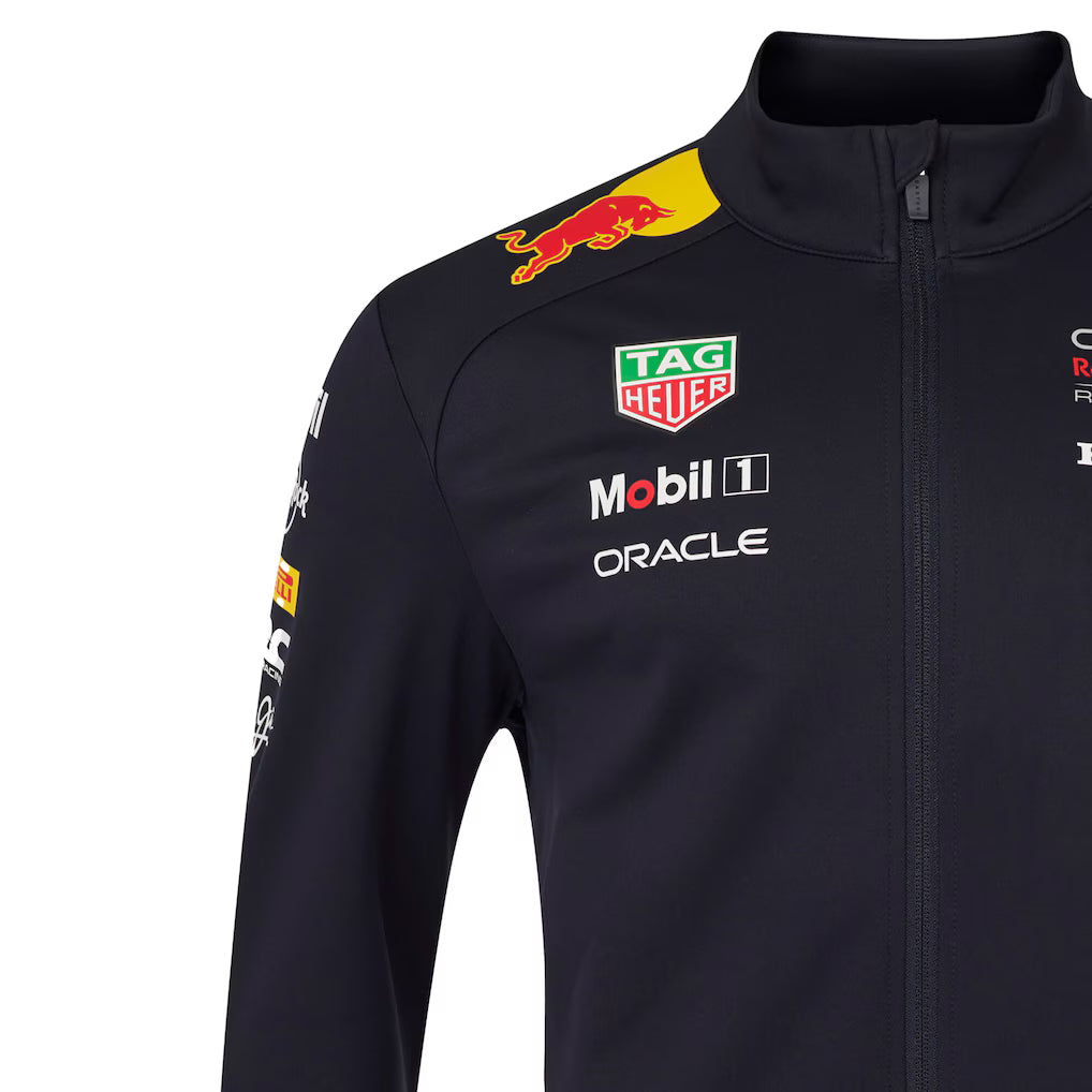 2025 F1 Red Bull Racing Team Softshell Jacket Nave Blue