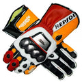 Repsol Motorcycle Racing Gloves orange