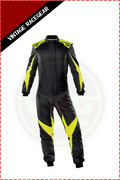 ONE EVO X OVERALL FIA 8856-2018 Yellow-Black - Vintage Racegears