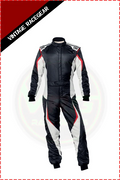TECNICA EVO OVERALL FIA 8856-2018 Whit - Black - Vintage Racegears