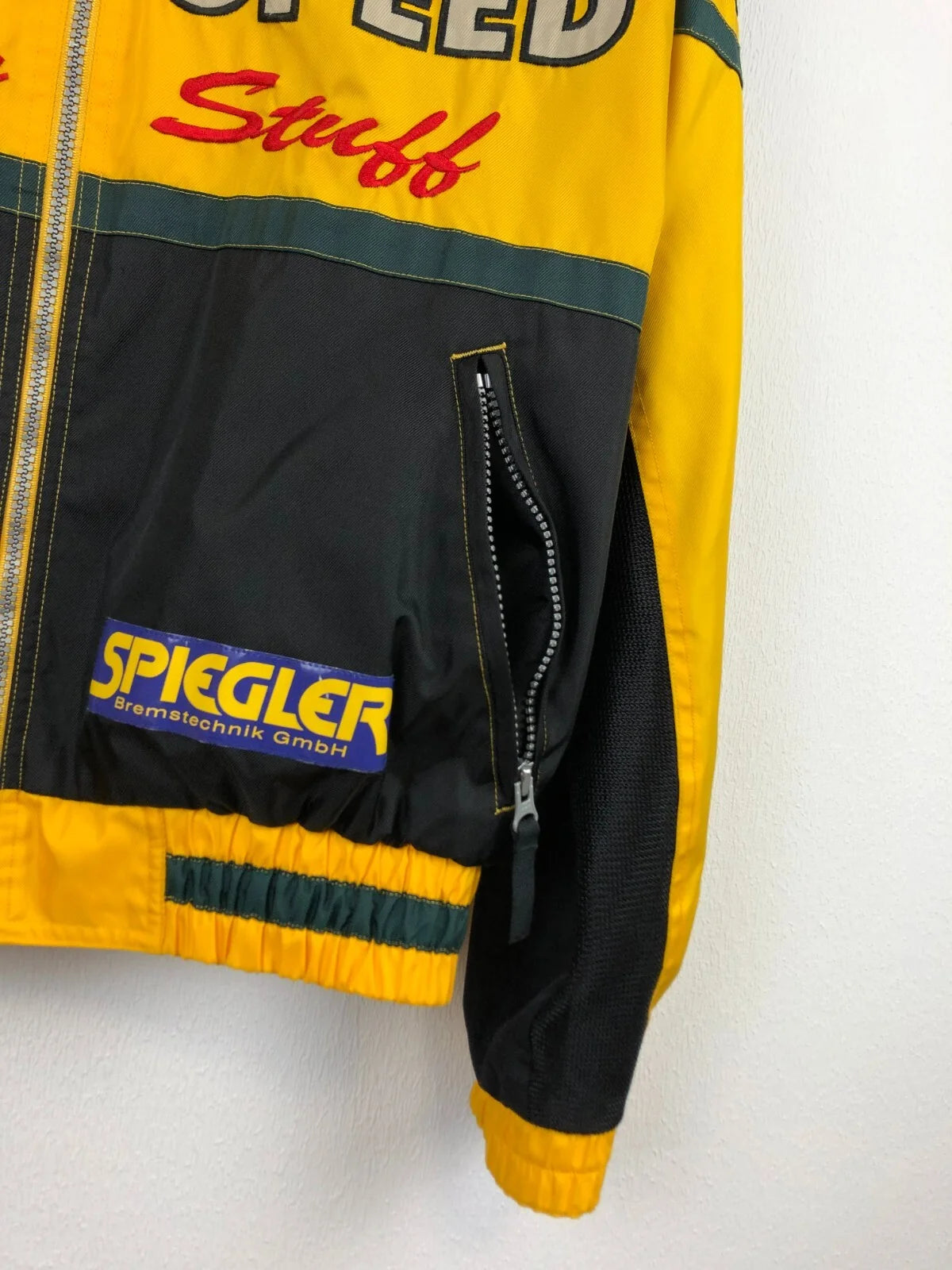 High Speed F1 Vintage Racing Jacket Yellow