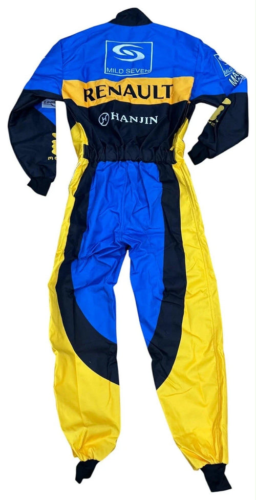 2006 Fernando Alonso Renault F1 Race Sublimation Printed Suit
