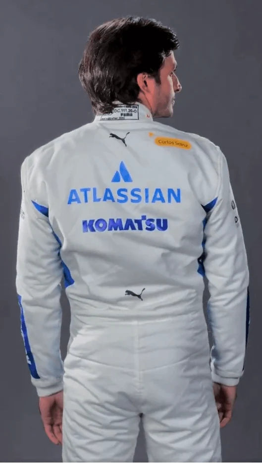 New 2025 Carlos Sainz Team Williams F1 Racing Suit